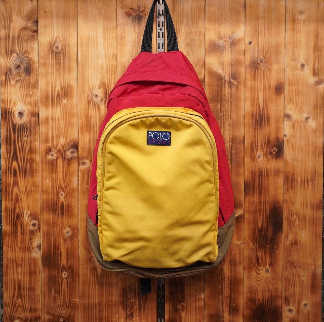 90s polosport ralphlauren バックパック リュック 鞄 ポロスポーツ ラルフローレン
