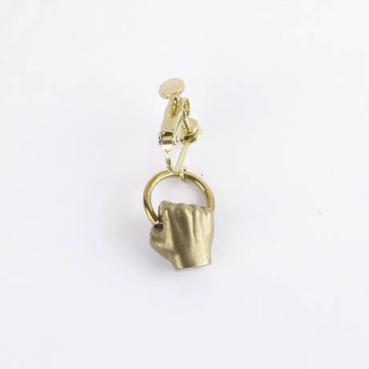 Aquvii グッと握った拳がモチーフのアクセサリー ネックレス ピアス Sopwith Camel