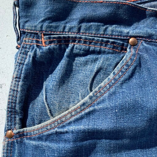 60's STRONG RELIABLE ストロングリライアブル デニムペインターパンツ