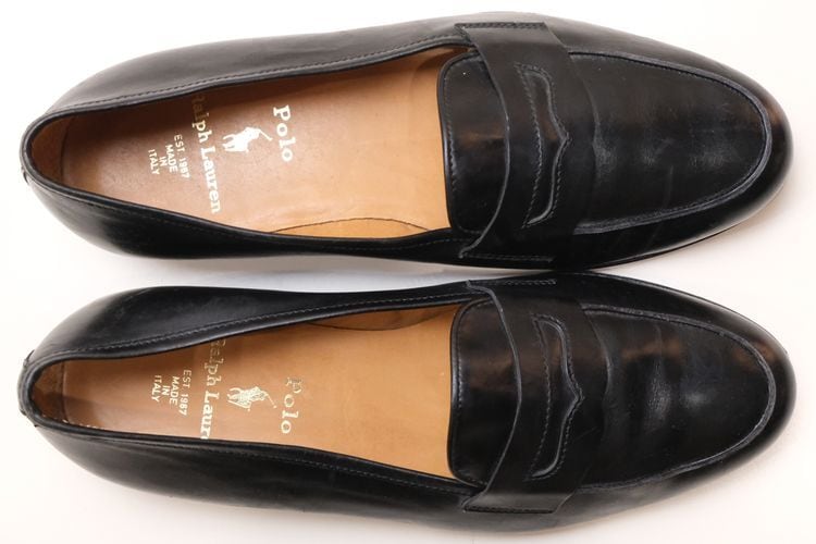 80-90's POLO Ralph Lauren penny Loafers made in Italy | GARYO