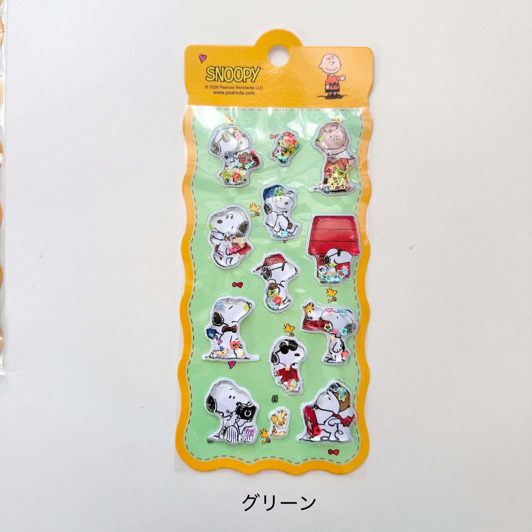 Snoopy☆大人気】スヌーピー ぷっくりウォーターシール | Jewelie