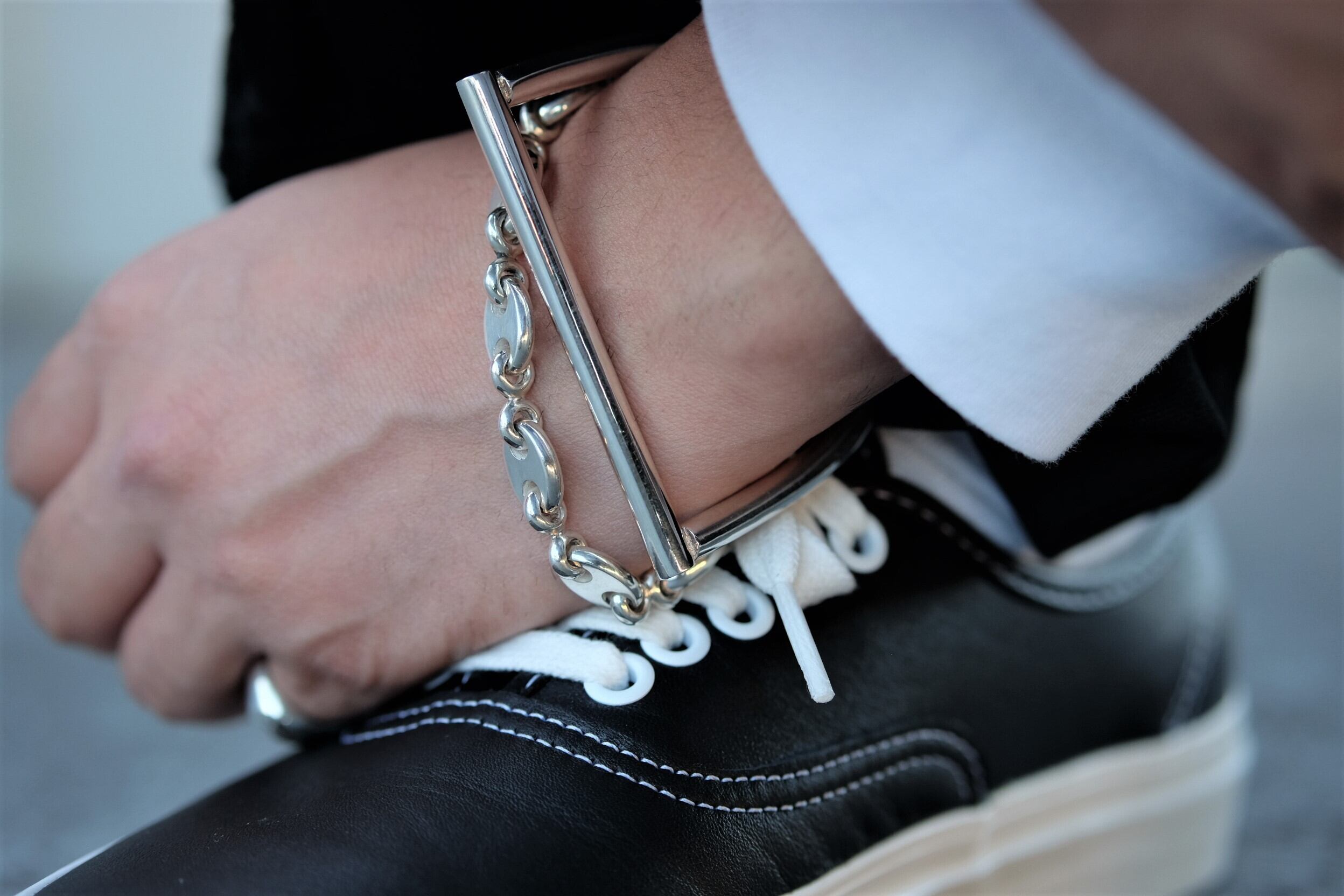 LAVER 11MM CURB CHAIN T BAR ブレスレット　TAXCO LAVER 11MM CURB CHAIN T BAR ブレスレット TAXCO 11MM CURB CHAIN T