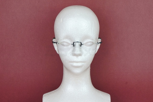 【横尾渉さん着用】丹羽雅彦 メガネ NM-139 C-7 ラウンド ツーポイント ニワマサヒコ 鯖江 日本製 正規品-5枚目