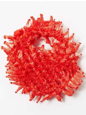 【送料無料】BUNZABURO 文三郎 / Petit Bag Tie Dye Pattern White x Red / バッグ