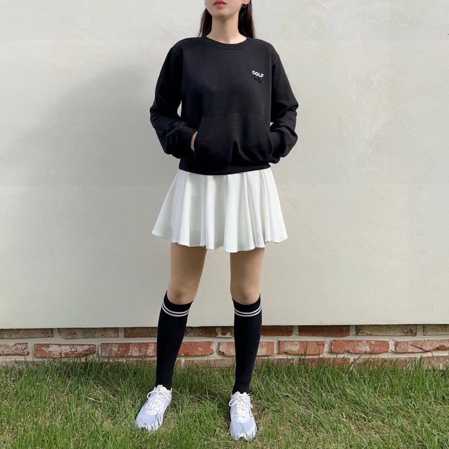 刺繍デザインラウンドネックトレーナー | Festa Golf