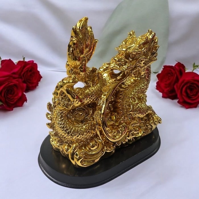 龍 竜 金 ドラゴン 置物 財運 金運アップ 開運 幸運 招福 商売繁盛