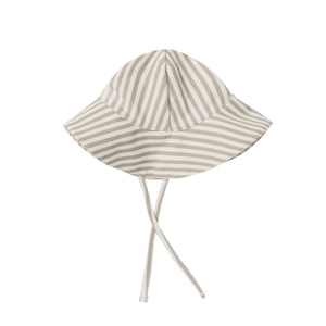 QUINCY MAE/sun hat/Ash Stripe