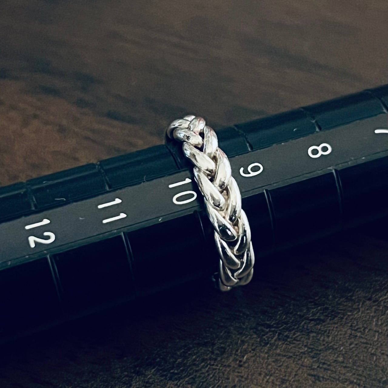 VINTAGE TIFFANY & CO. Braid Ring Sterling Silver #10 VINTAGE TIFFANY & CO. Braid Ring Sterling Silver #10