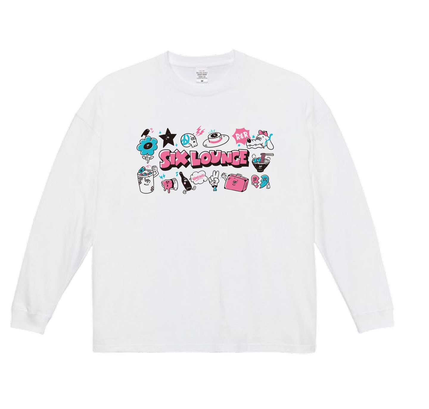 アウトレットセール】イラストロンT | SIX LOUNGE OFFICIAL GOODS