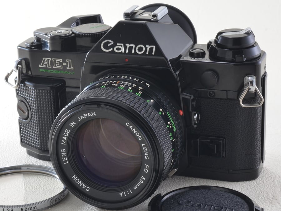 Canon AE-1 PROGRAM / New FD 50mm F1.4 整備済 キヤノン（22913