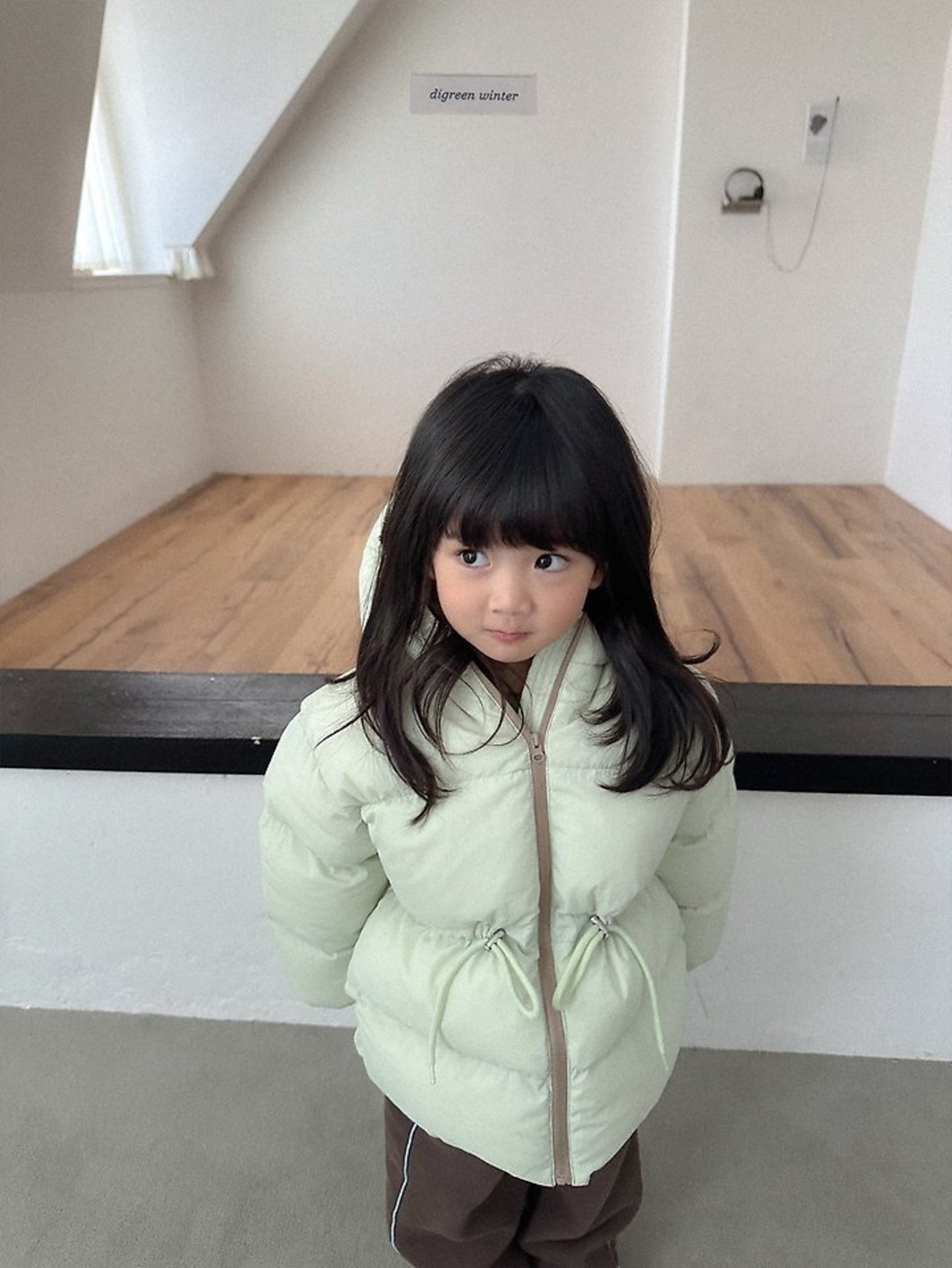 〖取寄〗韓国子供服 / 26winter / Digreen / ポル配色パディング / キッズ / 冬服 *S~2XL*