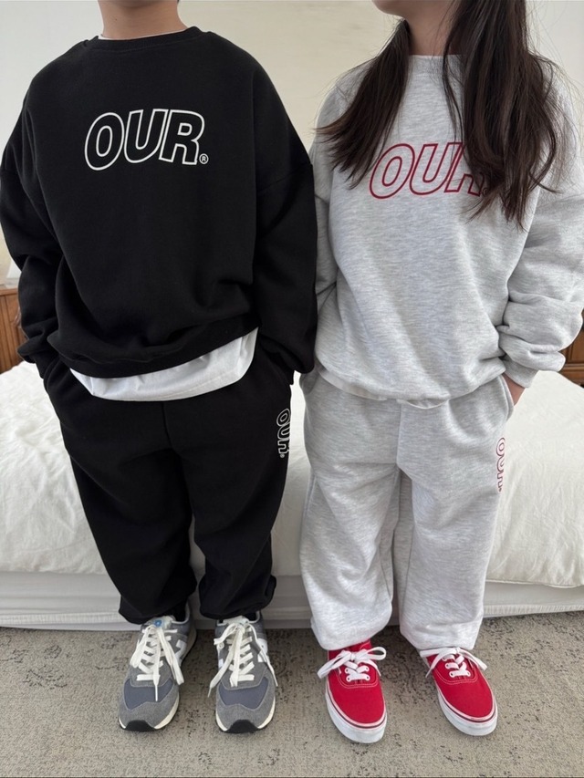 【即納】our/Motion Logo SET(melange/M)