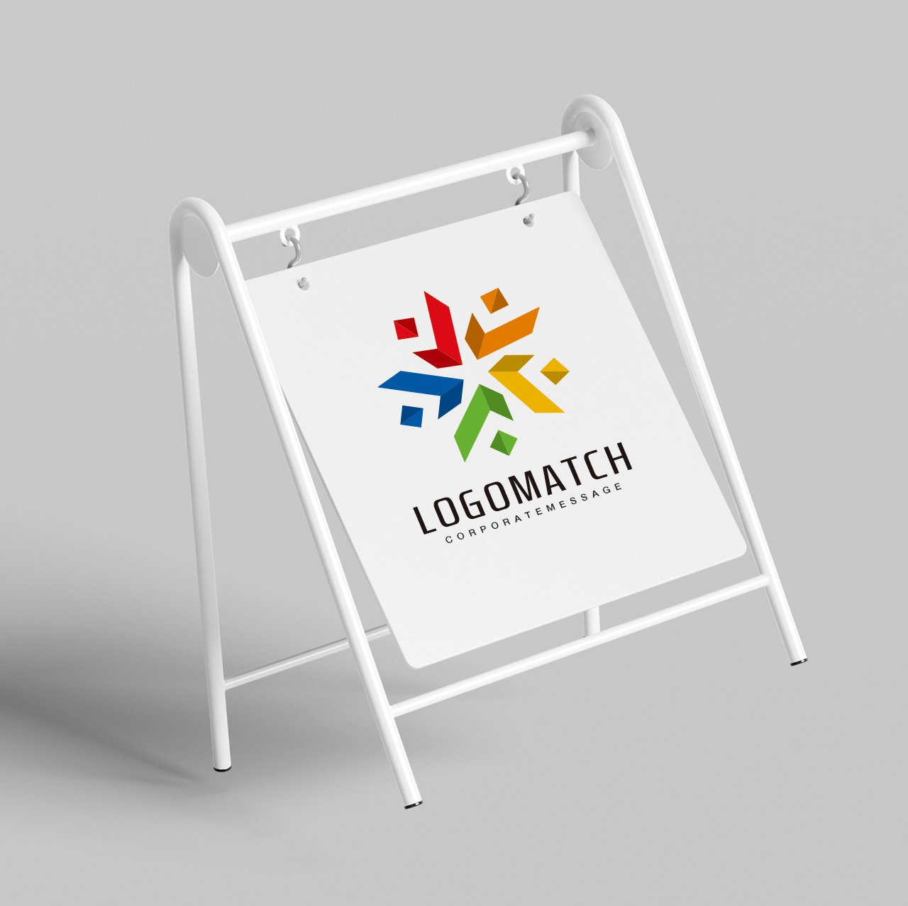 多様性と協働する星のロゴ