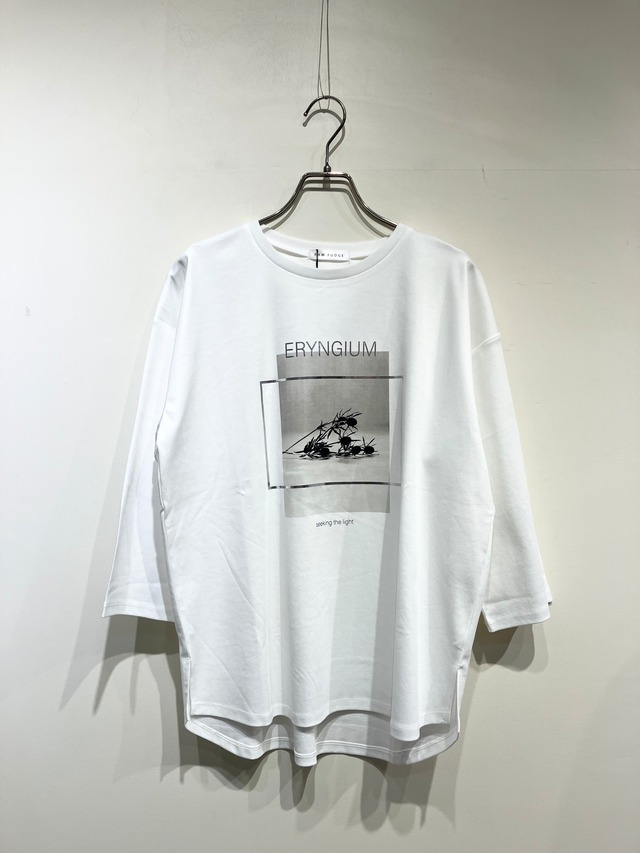 RAW FUDGE　シルケットスムースフォトプリントTシャツ