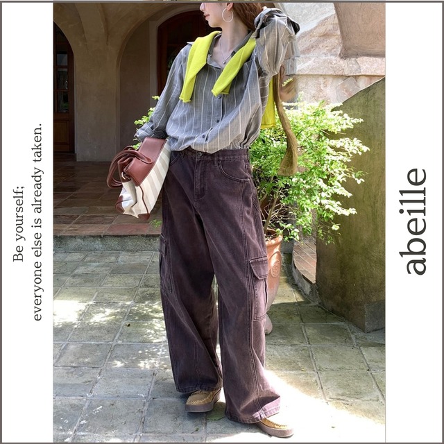 washed cargo pants 14820