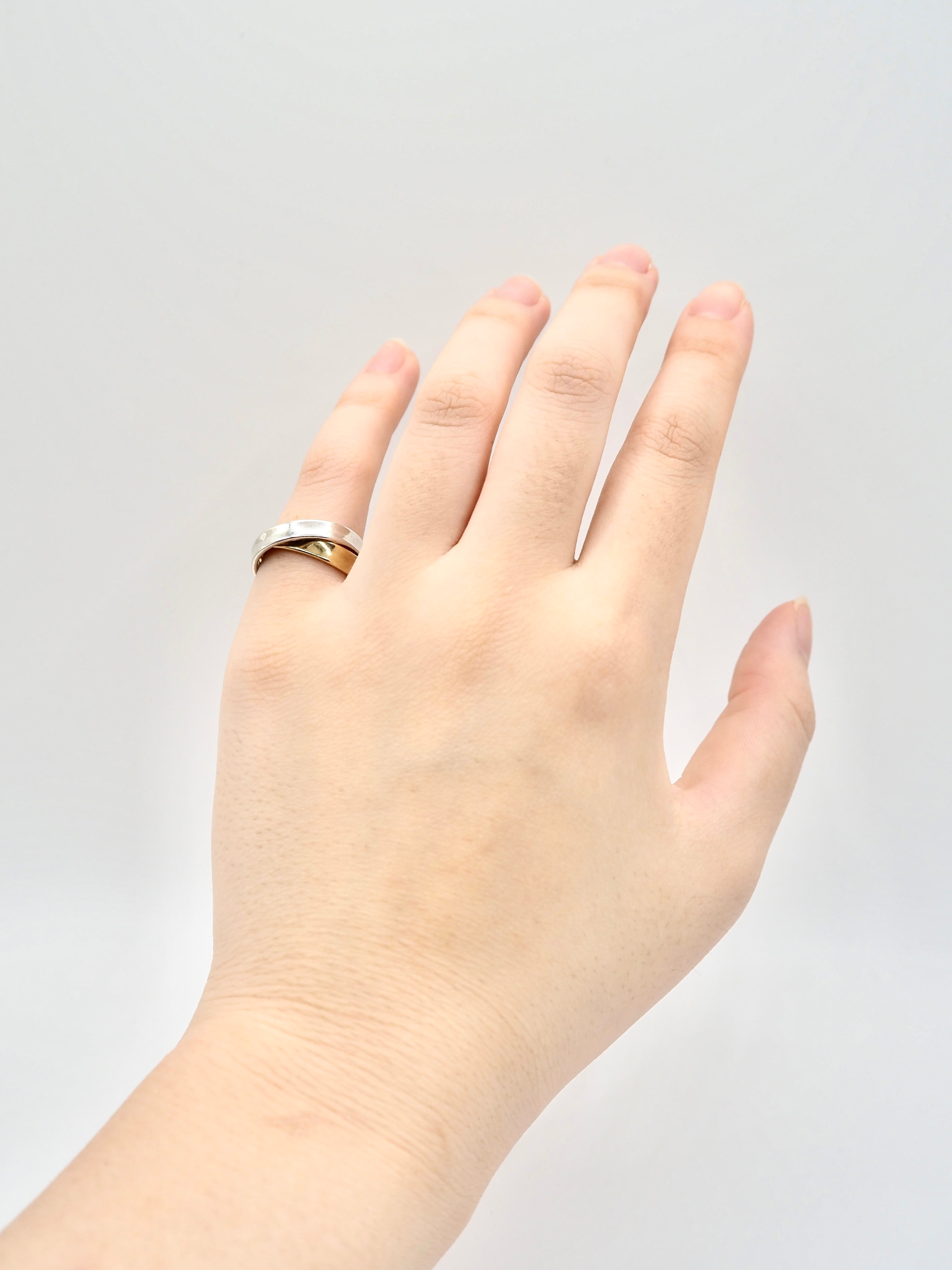 【極美品】 Tiffany1837 インターロッキング サークル リング 9号 現行品】Tiffany&Co. 約9号 1837 インターロッキング サークル リング