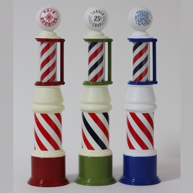 【送料無料】1/10 Vintage Barber Pole サインポール - メイン画像