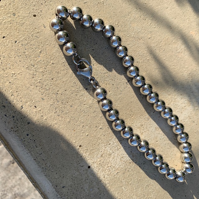 silver ball bracelet