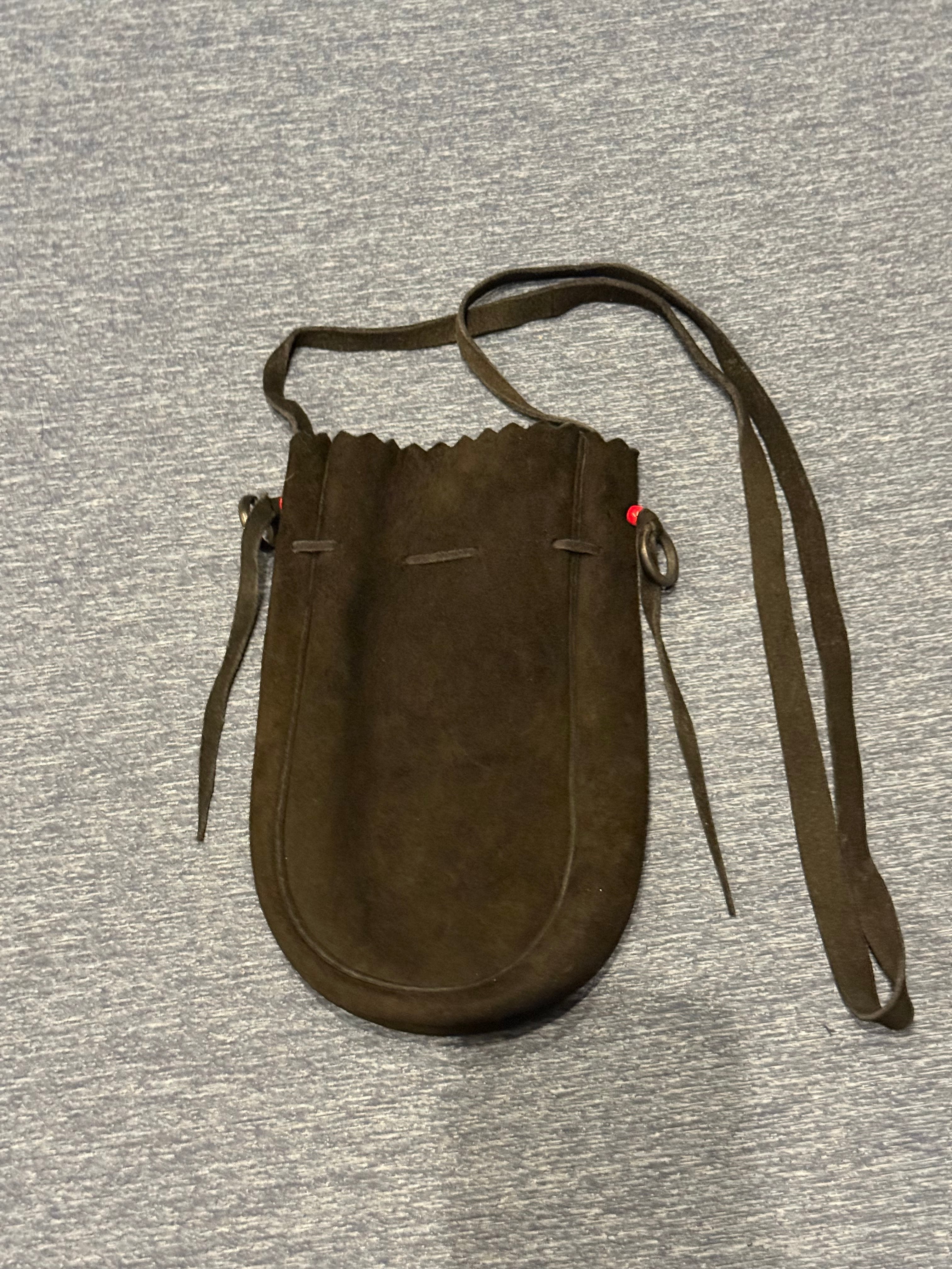 ゴローズ 新品 ディアスキン巾着ポーチバッグL 黒 | ゴローズ 通販