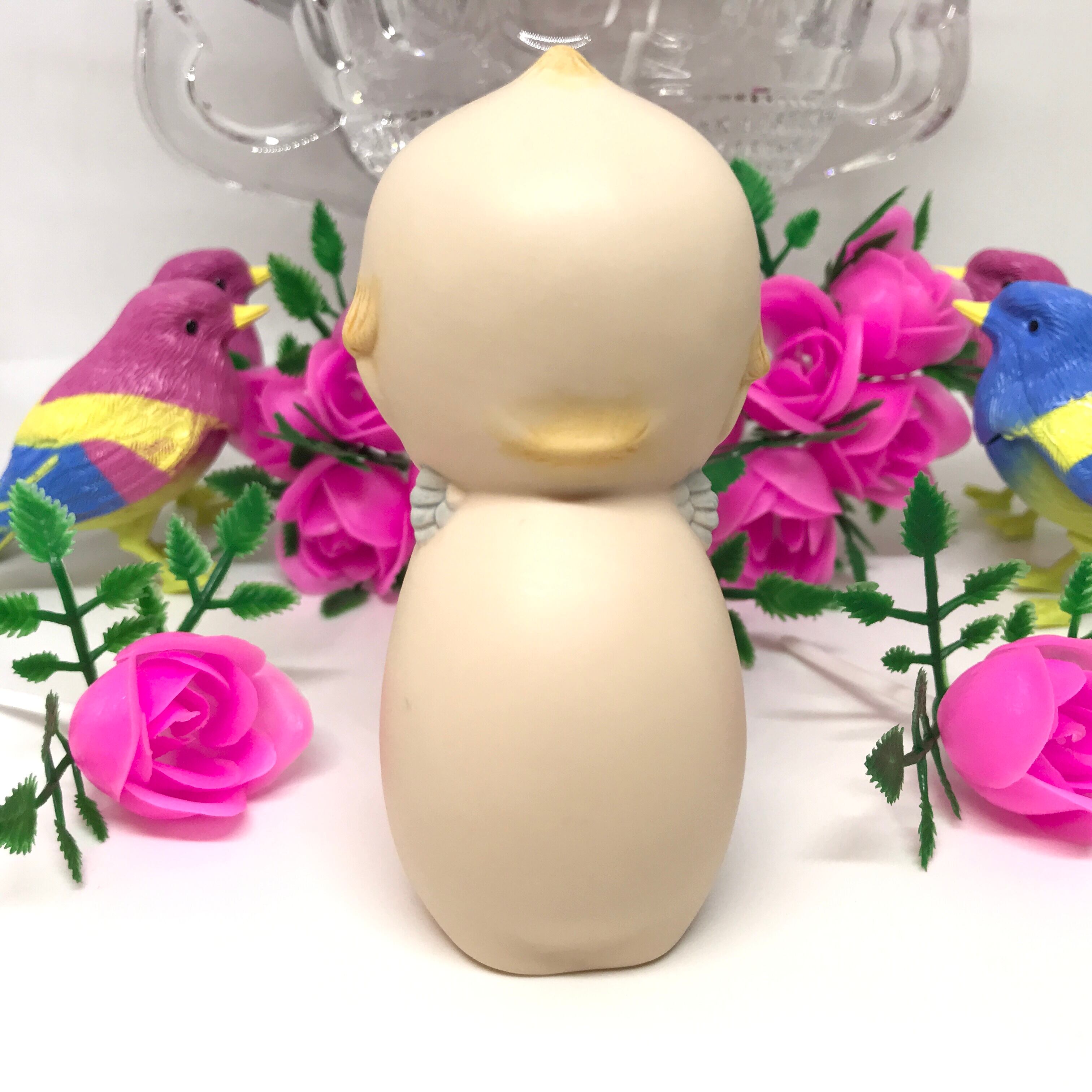 キューピー 陶器製 キューピー赤ちゃんの形 陶器 プランター