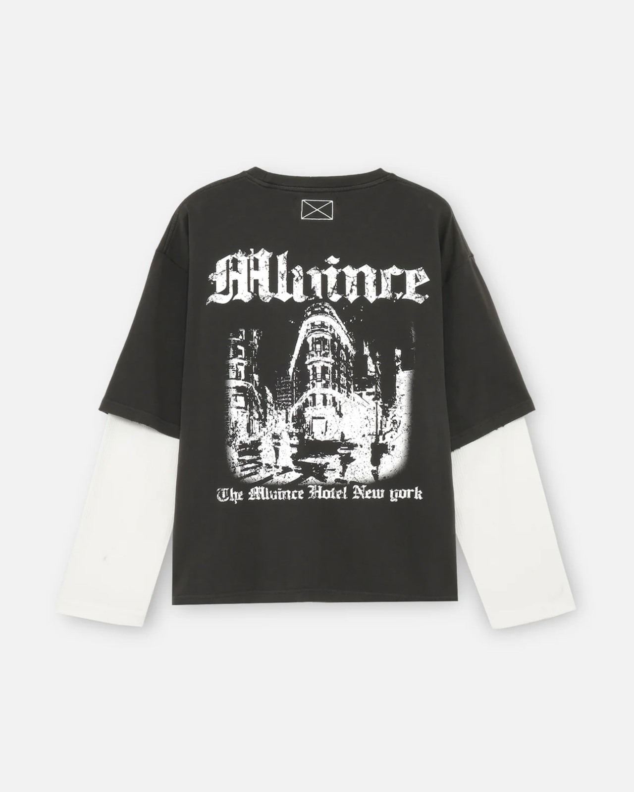 MLVINCE / mlv hotel layered LS tee