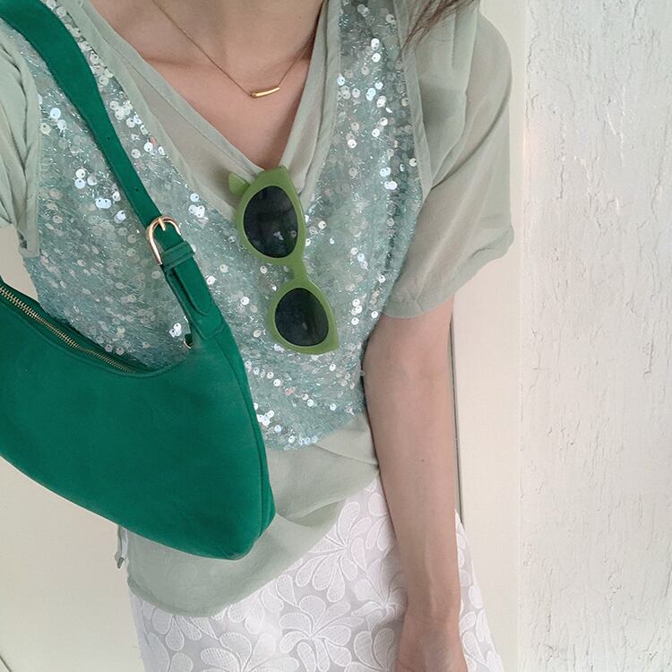 トップス サマールーズ薄手Tシャツ 夏物 ビッグFスモールZ韓国15846704831