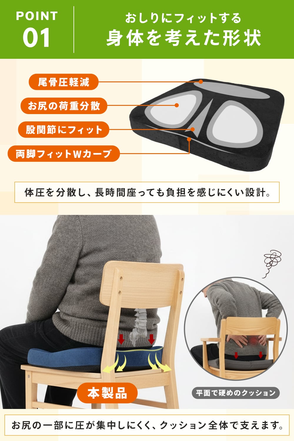 介護の専門家監修] 車椅子 クッション 防水カバーセット 洗えるカバー