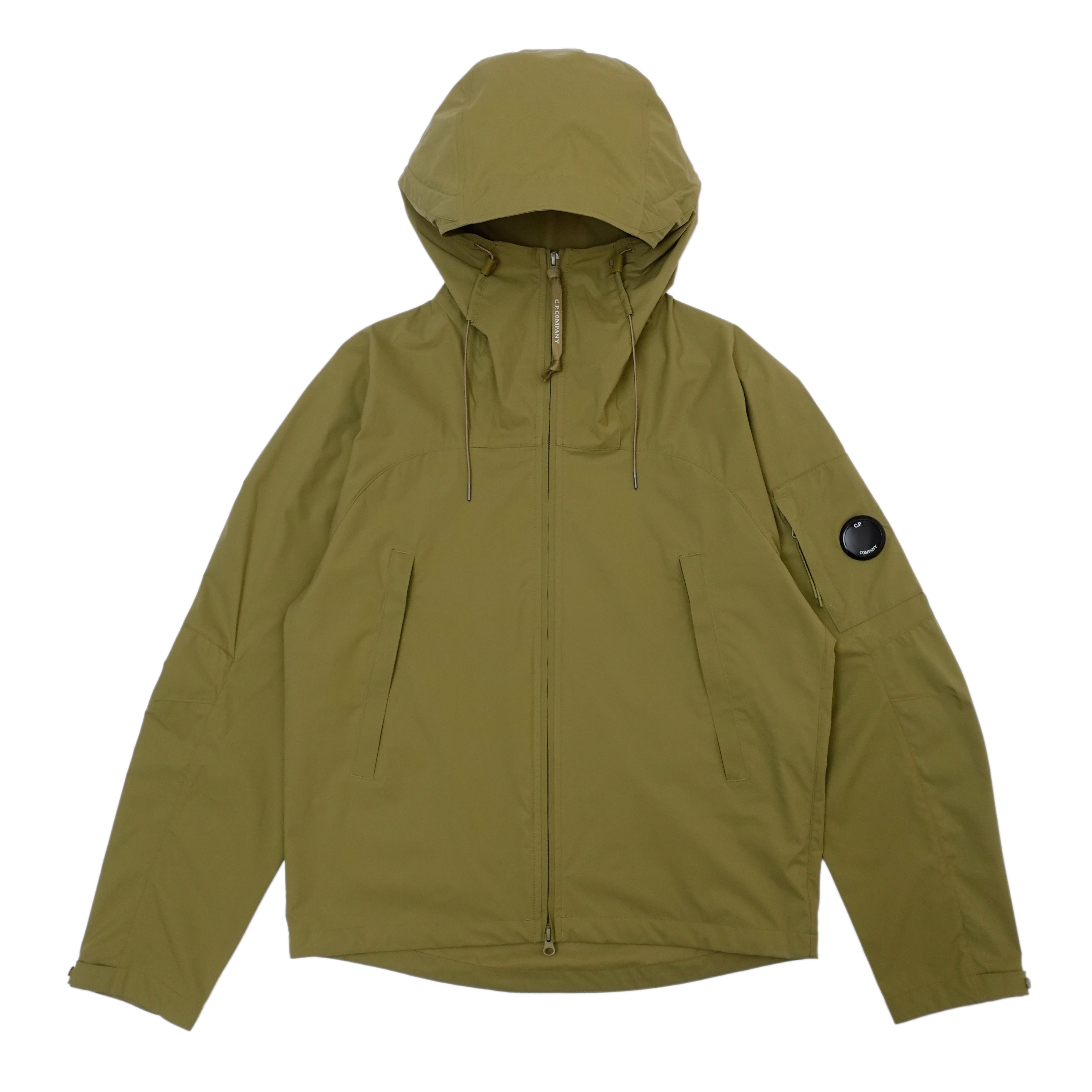 C.P. COMPANY PRO-TEK HOODED LENS JACKET (OLIVE) | SO SHOP & HOSTEL
