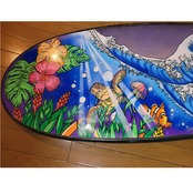 Wood Surfboard Art｜サーフボード風アート サーフボードアート(Surfboard ART) | Studio.MANCAVE hiro