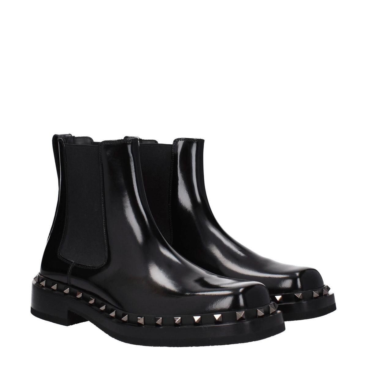 【新品】VALENTINO GARAVANI ヴァレンティノガラヴァーニ メンズ アンクルブーツ レザー ブラック S0H08DKP0NO
