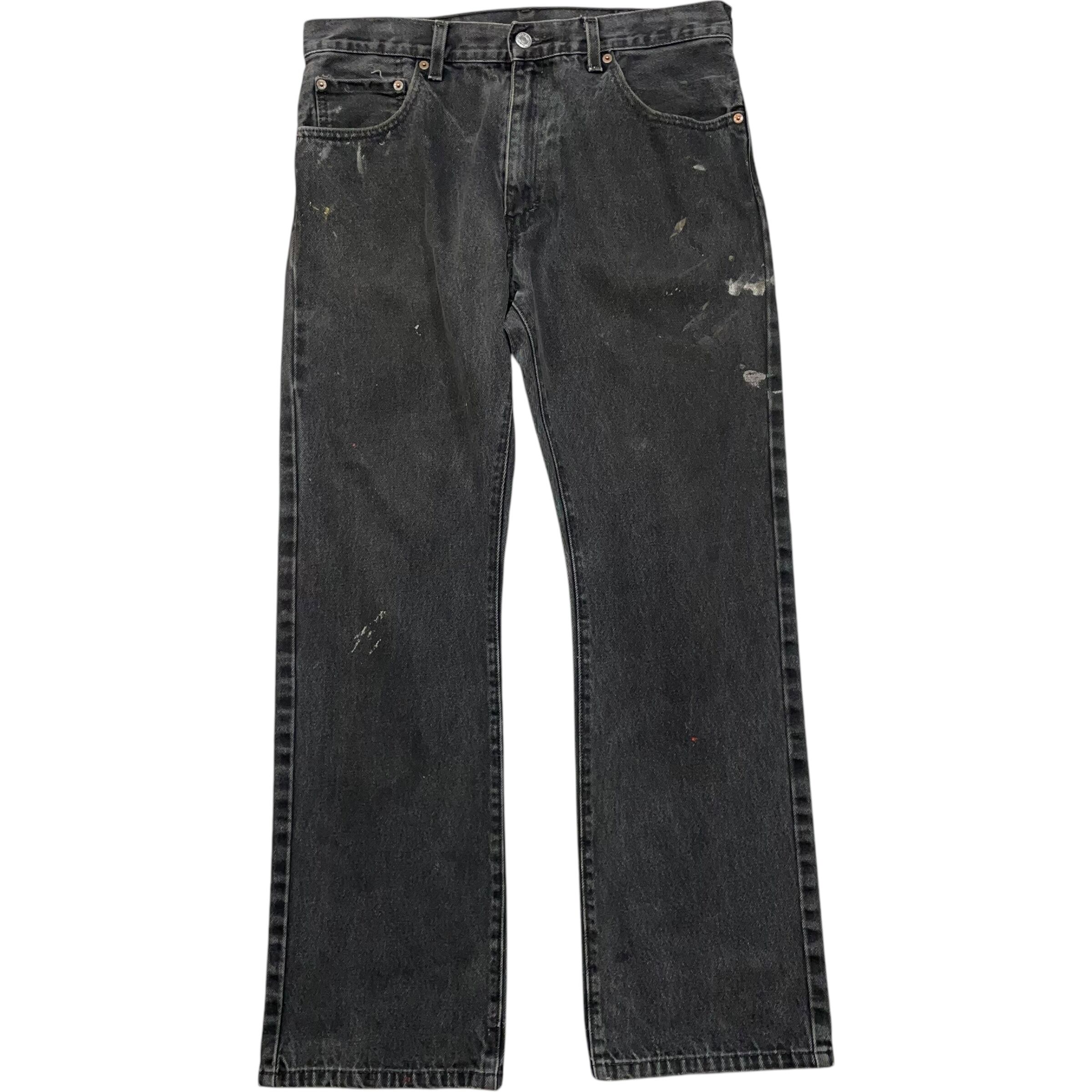 《実寸W35 L31》Levi's リーバイス 517 ブラックデニム no.5619