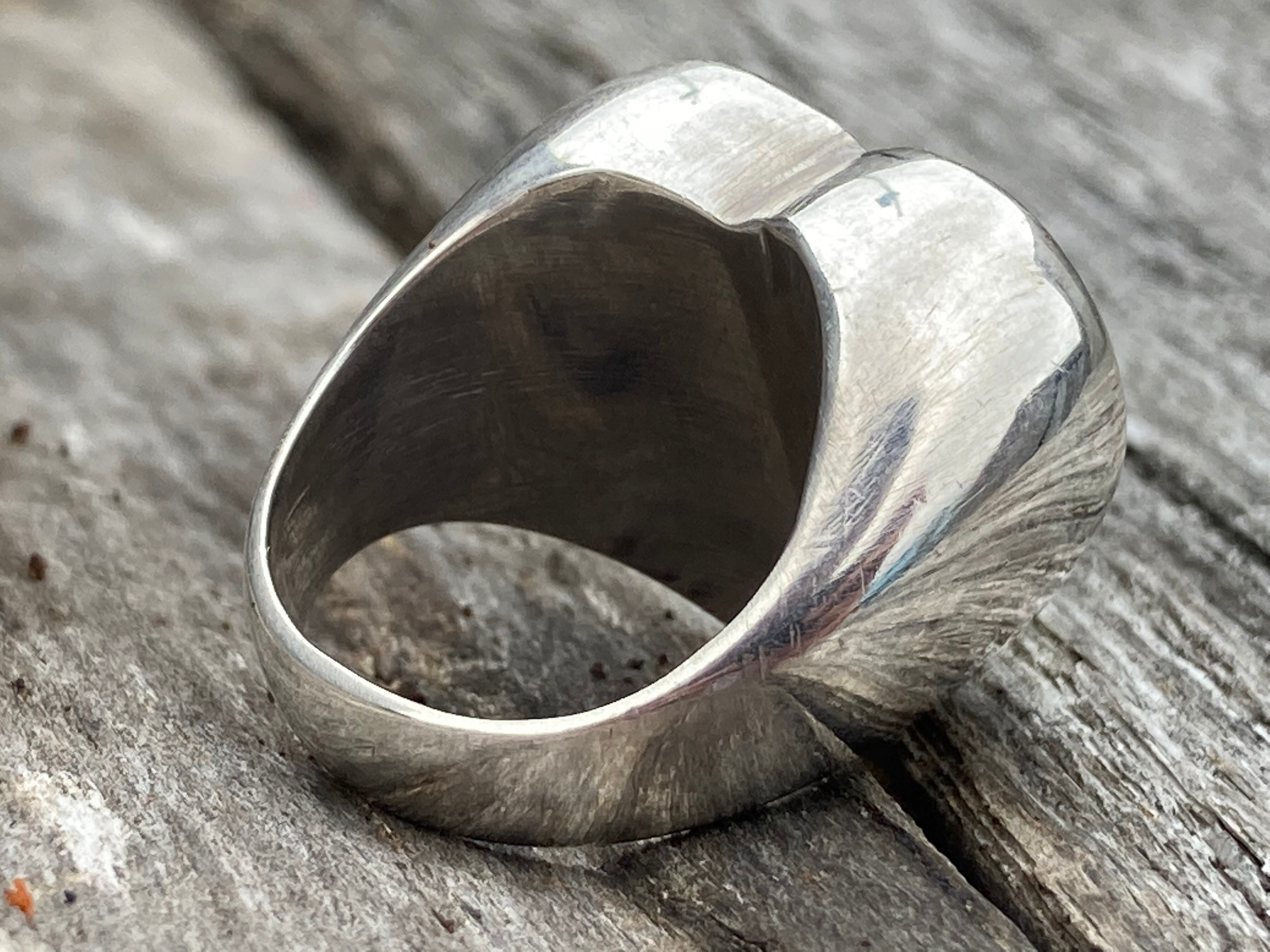 Carhartt heart change button silver ring | CEREAL powered by BASE