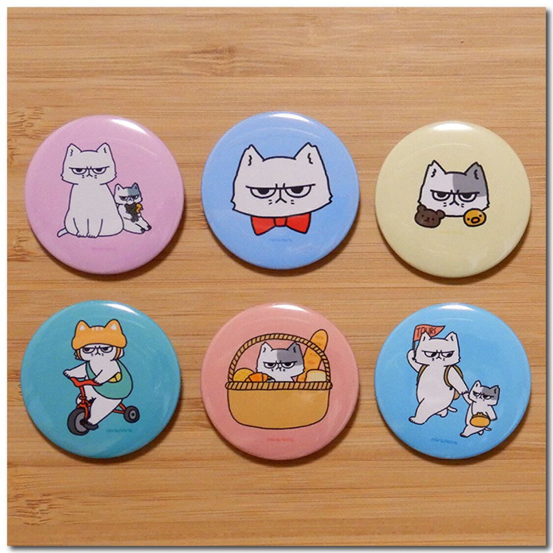 缶バッジ 全6種 | okoneko