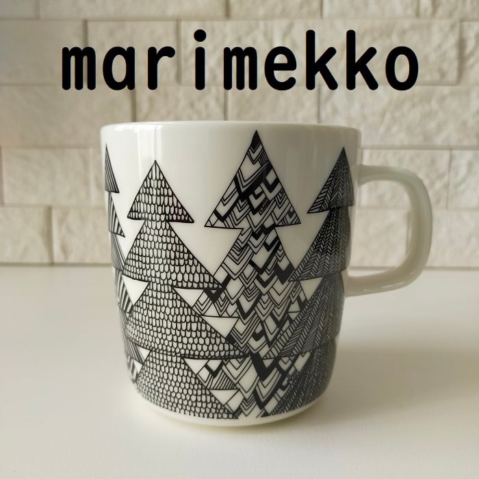 マリメッコmarimekko  クーシコッサ　コーヒーカップ　プレート　2点