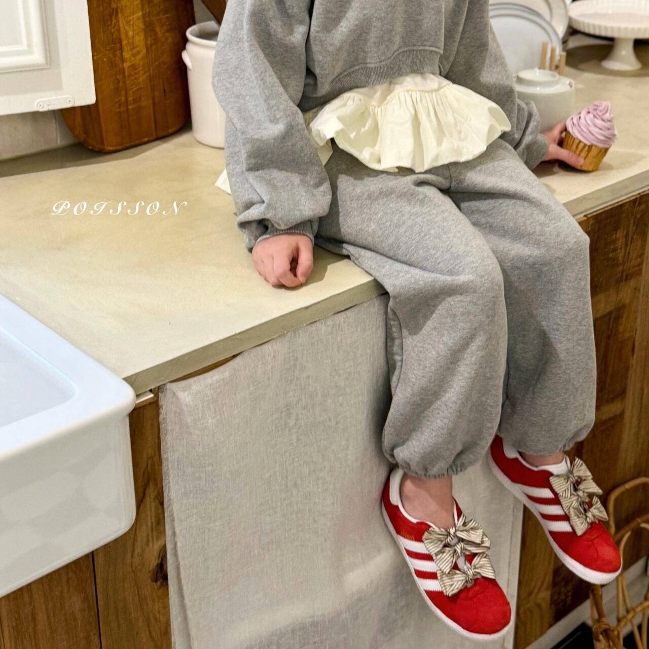 «Sold out»«ジュニアサイズあり»«poisson» ディディパンツ 2colors