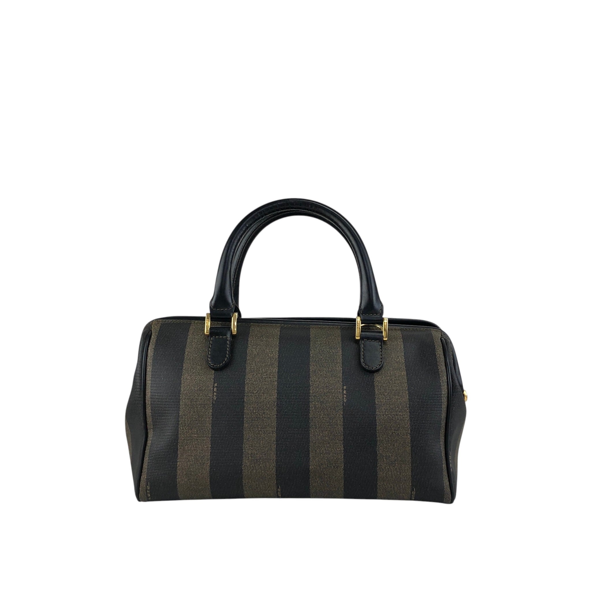 ヴィンテージ✨フェンディ ペカン 2WAY ビジネスバッグ A4対応 希少 FENDI フェンディ ペカン ショルダーバッグ ブラウン PVC レザー 2way