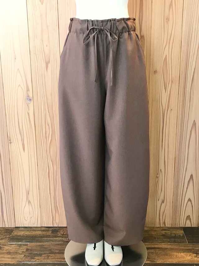 【trois】ウェザークロスバレルパンツ
