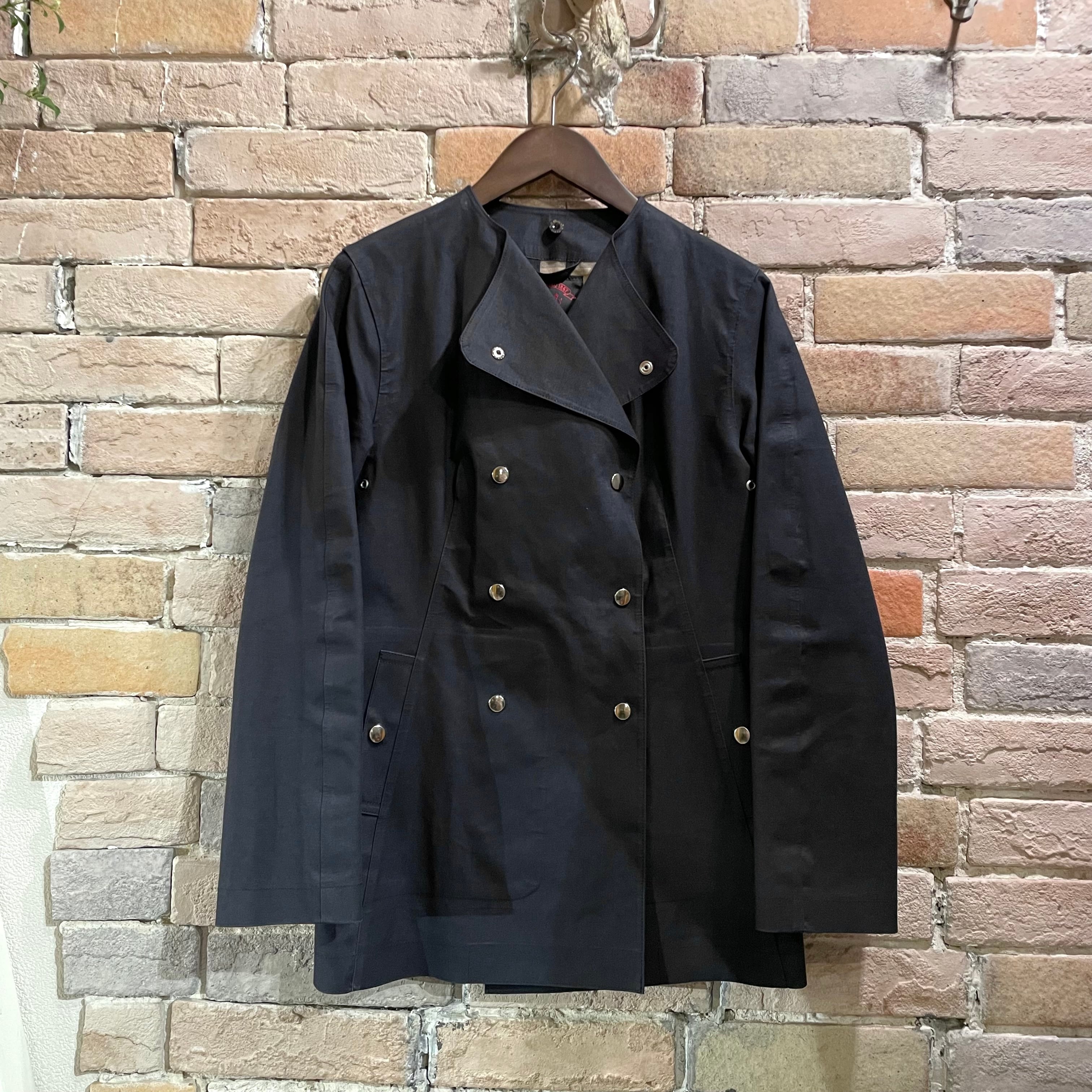 Aquascutum アクアスキュータム　スプリングコート　ツイード　ノーカラー U.K FILEY CLASSIC