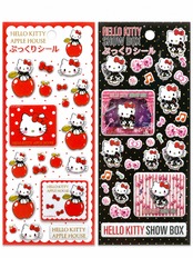 【HELLO KITTY SHOWBOX】ぷっくりシールセット