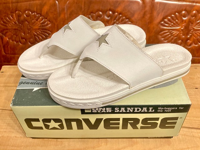 converse（コンバース） ONE STAR SANDAL（ワンスター サンダル） 白 8 26cm 90s ⑪