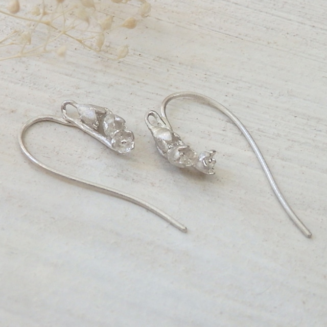 すずらんピアス(silver)