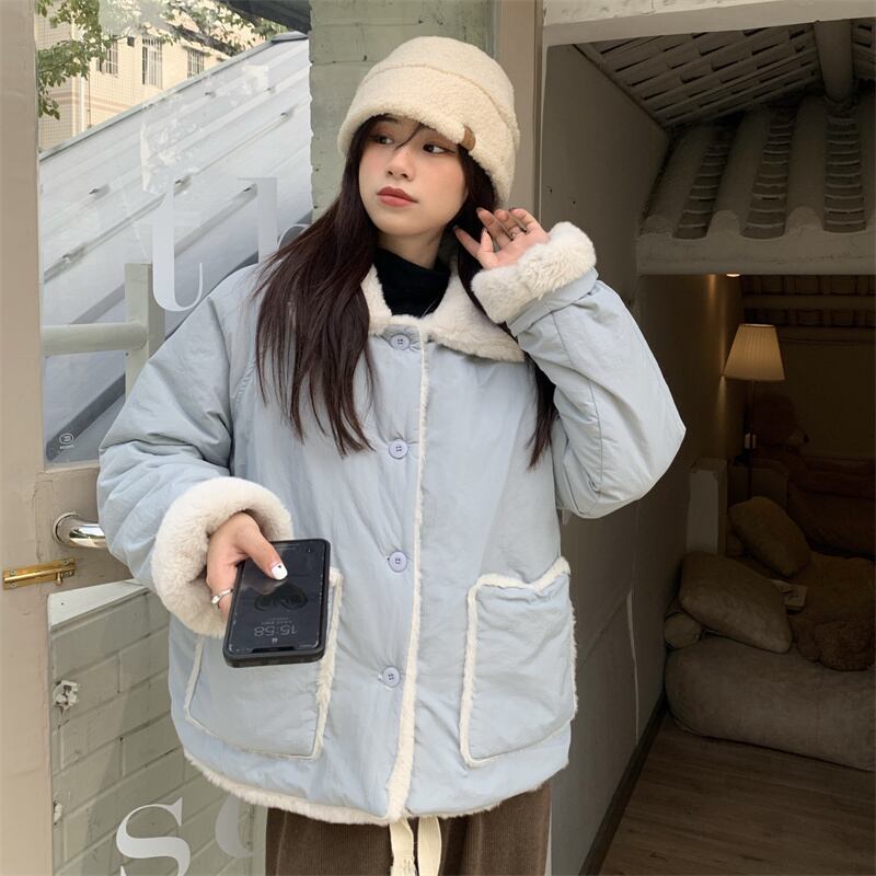 ウィンターポケットコート コットン 冬物 1号婦人90782733915