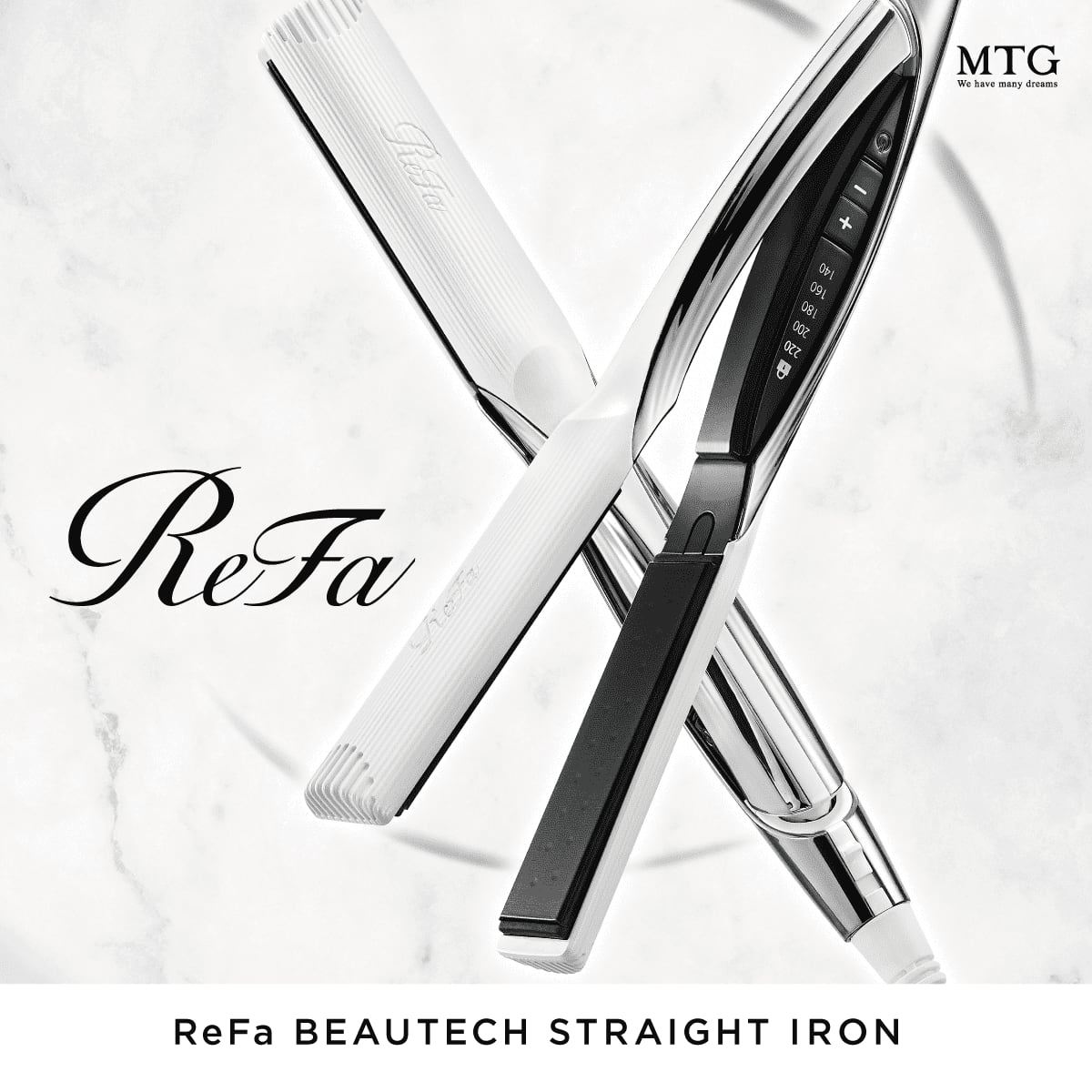 ReFa BEAUTECH STRAIGHT IRON