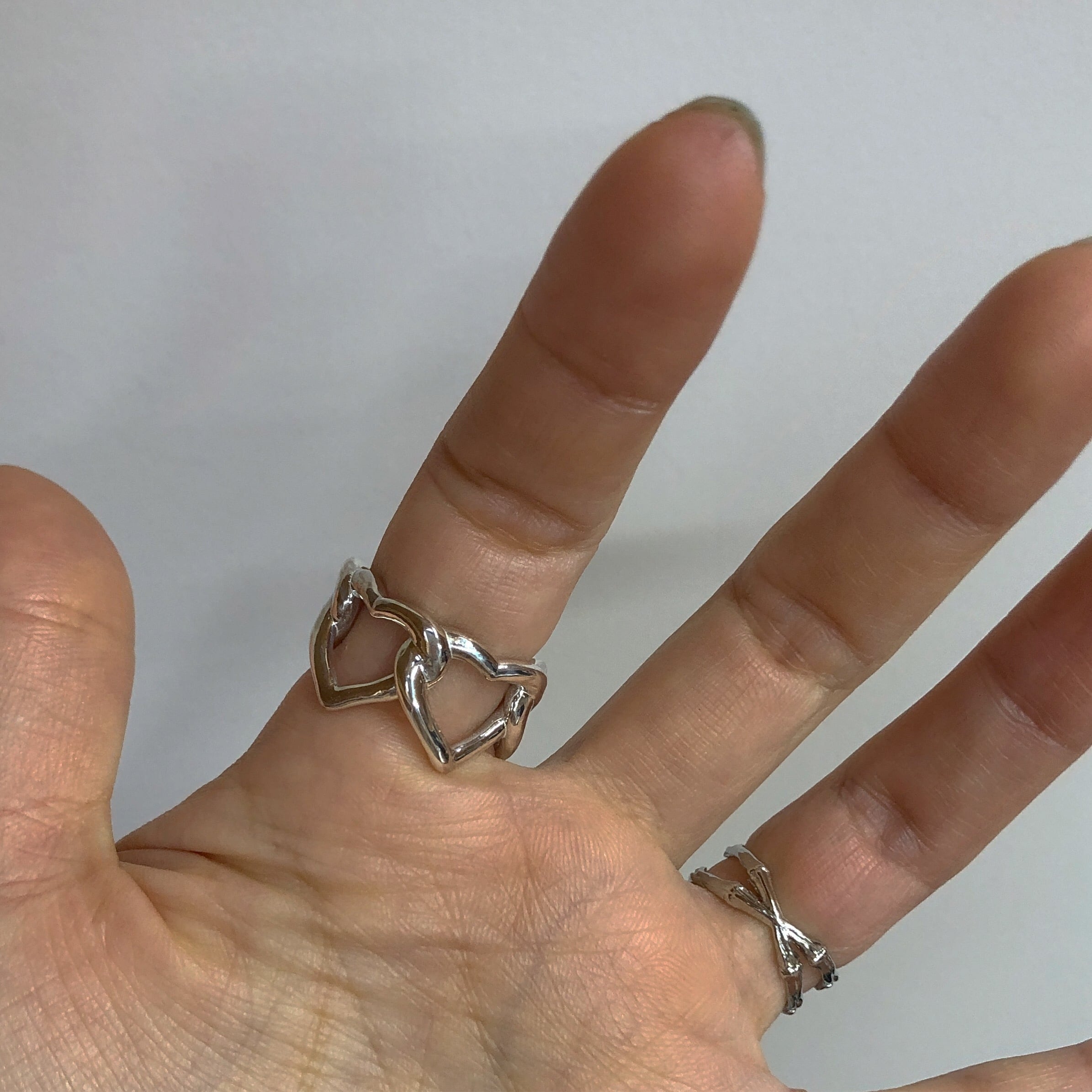 HEART 4連RING SILVER925 #LJ19013R | LANIE