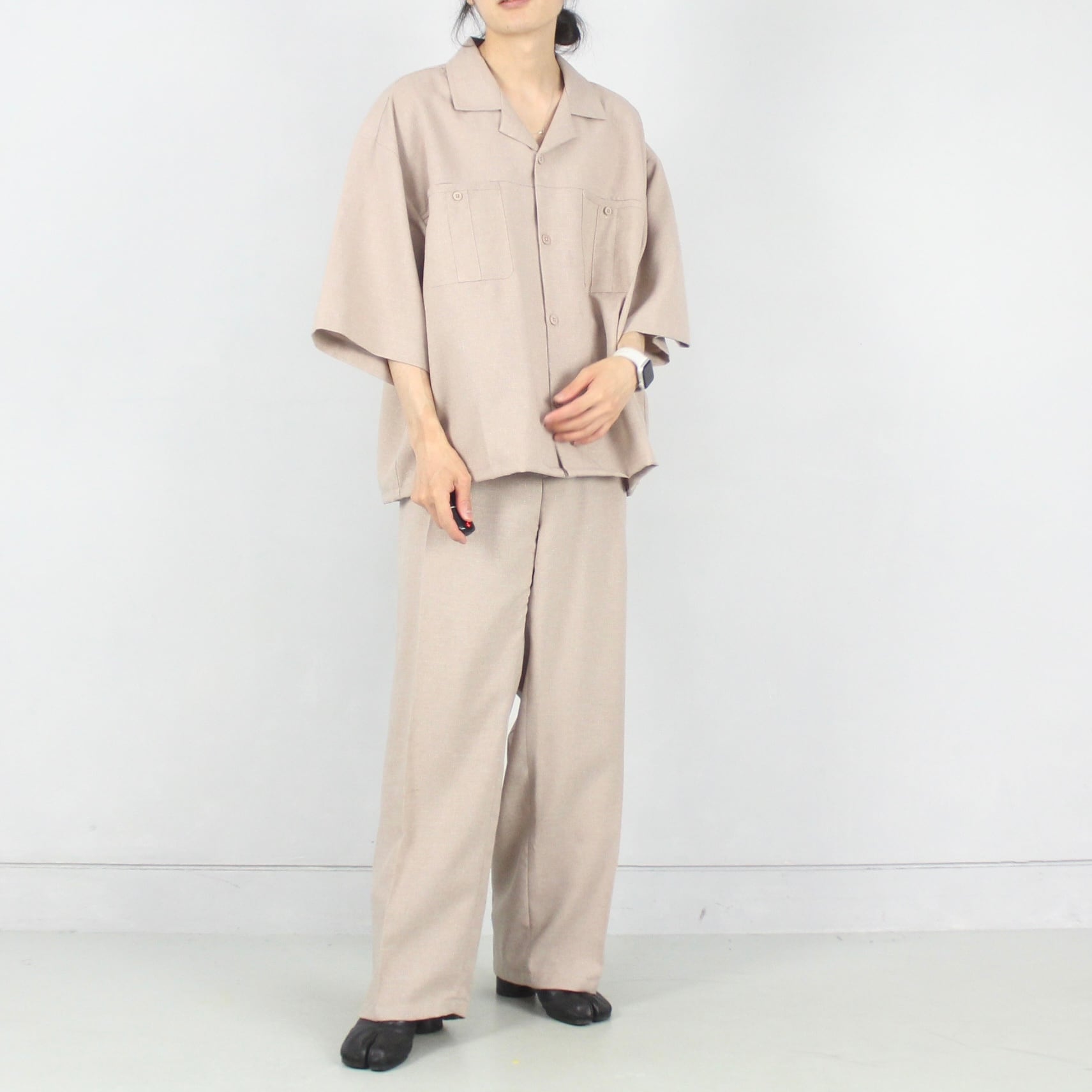 STACY ADAMS 2ピースセットアップ S/S ショート丈 オーバーサイズ