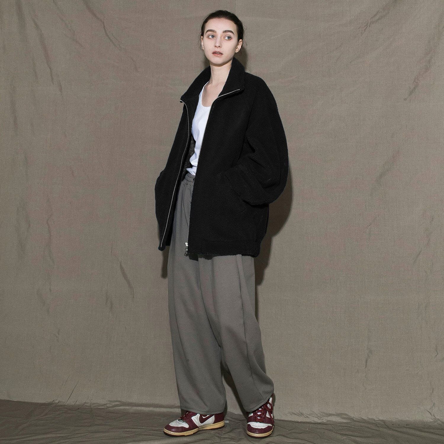 VINTAGE SHEEP BOA ZIP BLOUSON