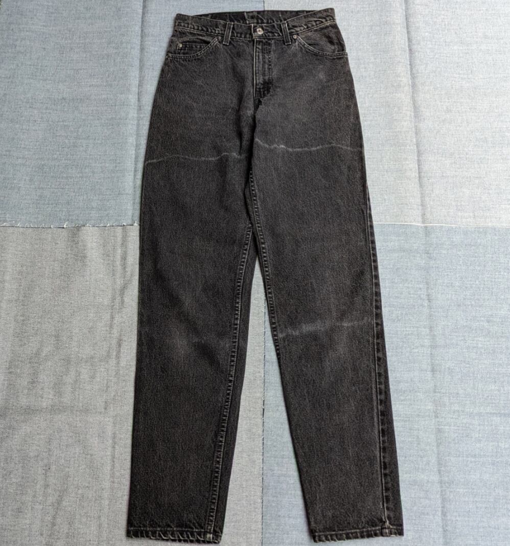 90s levis 550 black denim pant 小岩店