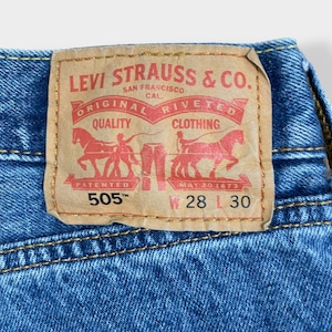 【LEVI'S】505 デニム ジーンズ ジーパン W28 L30 レソト製 リーバイス us古着