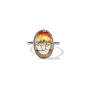 Neram指輪:森の時間を閉じ込めた絵画・デンドリティッククォーツ