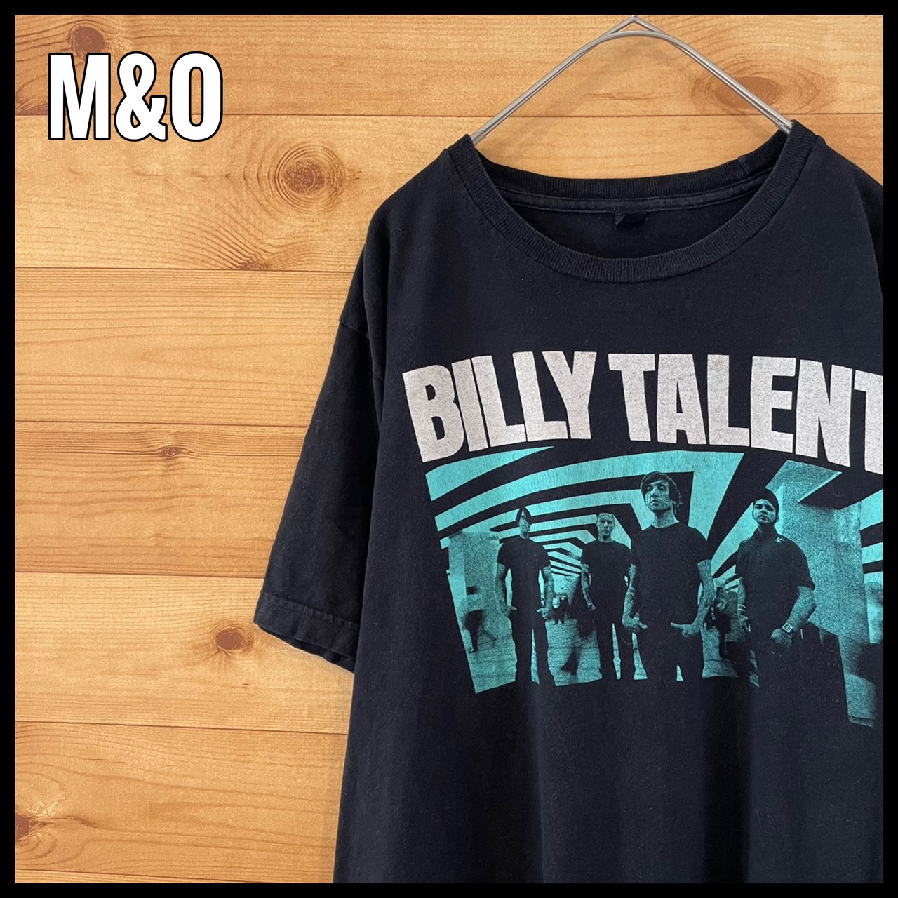 【M&O】Billy Talent バンドTシャツ バンt ロックt ビリータレント フォトプリント バックプリント パンク ロック ハードコア us古着